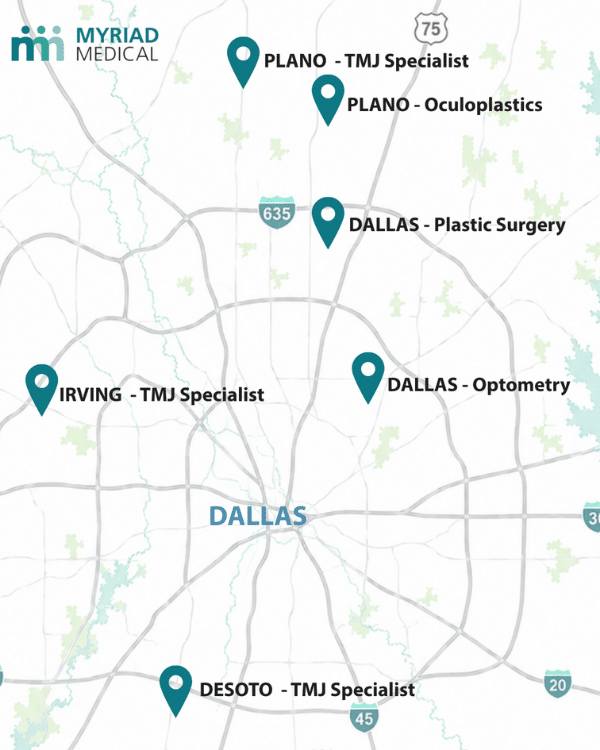 map of providers in the dallas metroplex